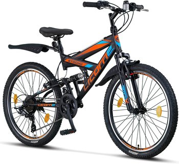 Licorne Bike Strong V Premium schwarz/blau/orange