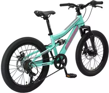 Bikestar 20-7 MTB Fully (mint) – Optimale Kontrolle und Sicherheit auf jedem Terrain
