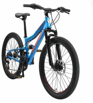 Bikestar Fully Mountainbike 24" blau/orange