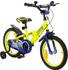 Actionbikes Motors Kinderfahrrad Turbo 16 Zoll Kinder Fahrrad mit Stützrädern gelb blau ab 4 Jahre