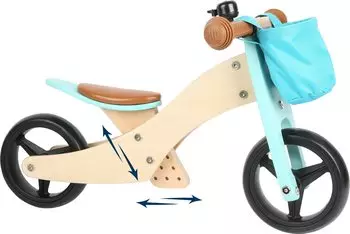 Small Foot Design Trike 2in1 türkis – Robustes und sicheres Design