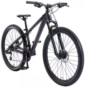 Bikestar Hardtail Aluminium MTB 27,5" black/red