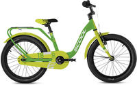S&rsquo;COOL Kinderfahrrad "SCOOL niXe 18-1S - Green/Lime" 1 Gang ohne Schaltung