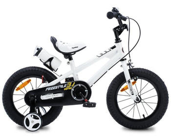 RoyalBaby Freestyle Coaster Brake Kids Bike 14" white