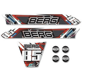 Berg Gokart Aufkleber Sticker Set für Buzzy Nitro