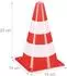 Relaxdays Pylonen 24er Set, 23cm, orange