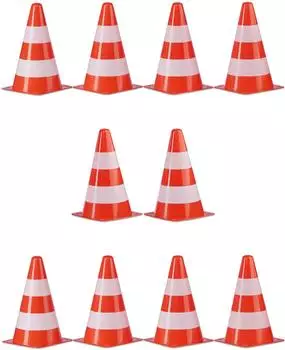Relaxdays Markierungshütchen stapelbar, 20er-Set