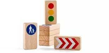 waytoplay Straßenblöcke - Verkehrszeichen (8RB1)