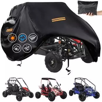 LuxusKollektion Go-Kart-Abdeckung 420D Oxford, wasserdicht, 170x114x120cm