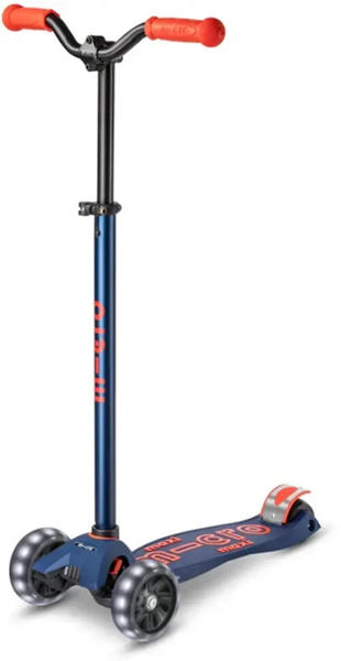 Micro Mobility Maxi Micro Deluxe Pro LED navy red