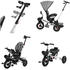 Lorelli Dreirad Zippy 3 in 1 grau