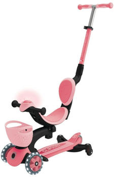 Globber Go Up Baby 360° Lights coral pink