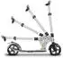 Six Degrees Aluminium Scooter 205 mm grau