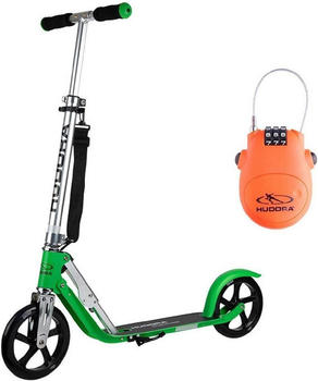 Hudora BigWheel 205 inkl. Kabelschloss grass