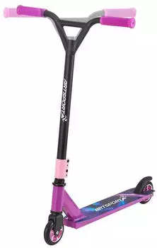 Juskys ArtSport - Stunt Scooter lila – Wendige 360°-Lenkung und TPR-Griffe