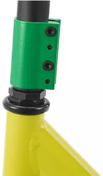 Juskys ArtSport - Stunt Scooter grün/orange – Leichtgängige Räder mit Alu Core
