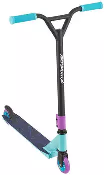 Juskys ArtSport - Stunt Scooter blau/lila