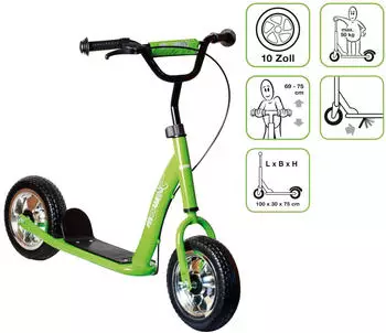 Muuwmi Roller Sunny 10 Zoll grün