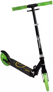 Muuwmi Lights Aluminium Scooter GLOW 200 mm grün/black Muuwmi Lights Aluminium Scooter GLOW 200 mm grün/black
