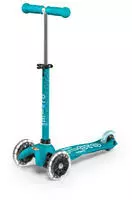 Micro MMD076, Micro Scooter mini micro Deluxe LED aqua blau, Sportartikel >