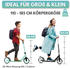 Rollkönig Scooter für Kinder ab 5 Jahren, faltbar