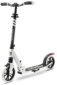 SereneLife Cityroller Big Wheel Scooter wei&szlig;