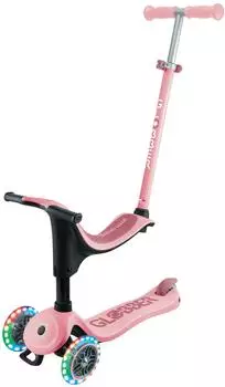 Globber Go Up Sporty Lights pastel rosa