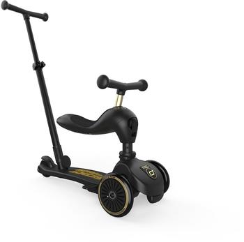 Scoot & Ride Highwaykick 1 Push and Go black & gold Limited Edition