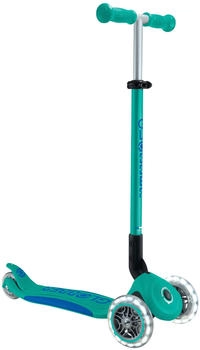 Globber Primo Foldable Plus Lights emerald green Globber Primo Foldable Plus Lights emerald green
