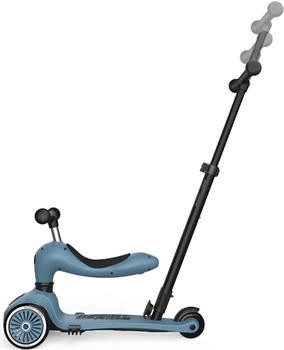 Scoot & Ride Highwaykick 1 Push and Go steel – Wandlungsfähiges Konzept für verschiedene Entwicklungsphasen