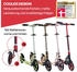 Six Degrees Aluminium Scooter 205 mm rot