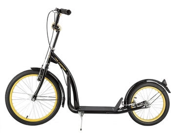 NILS Extreme Roller mit aufgepumpten Rädern WH200 schwarz/gold