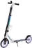Raven Klappbarer Scooter mit Klingel. Flaschenhalter. Galaxia weiß/silber/schwarz