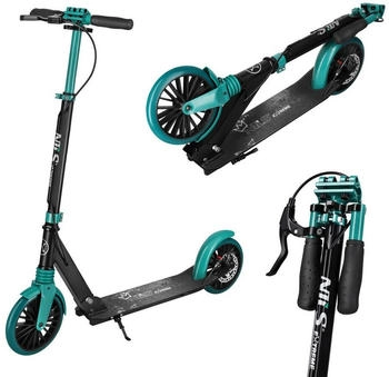 NILS Extreme Scooter mit Scheibenbremse HM181T schwarz/grün