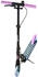 Raven Scooter mit Stoßdämpfer. Bremse und Klingel 145mm Pastelle Schwarz/Rosa schwarz/rosa