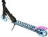 Raven Scooter mit Stoßdämpfer. Bremse und Klingel 145mm Pastelle Schwarz/Rosa schwarz/rosa