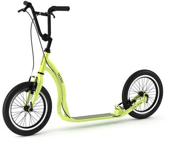 Yedoo Scooter Friday Alloy Tretroller mit Luftreifen 16/16 Grün hellgrün