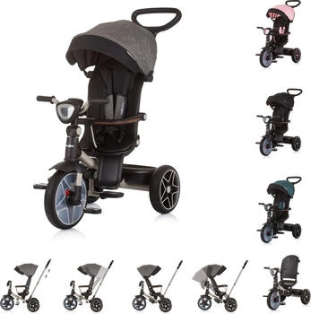 Chipolino Derby 2 in 1 Kinderdreirad grau