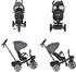 byox Space 3 in 1 Kinderdreirad grau