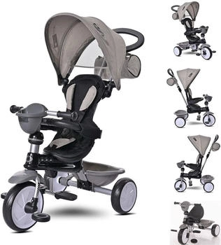 Lorelli One 3 in 1 EVA-Reifen Kinderdreirad hellgrau