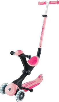 Globber Go Up Deluxe Lights pastel rosa