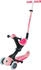 Globber Go Up Deluxe Lights pastel rosa