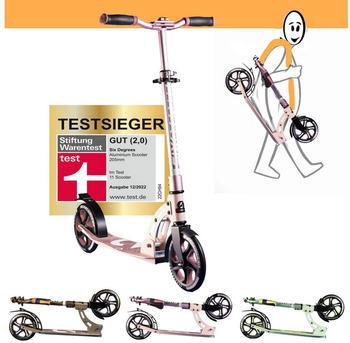 Six Degrees Aluminium Scooter mit Klappmechanismus 205 mm blossom pink