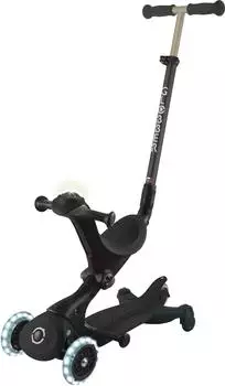 Globber Go Up Deluxe Lights 360 Limited Serie black