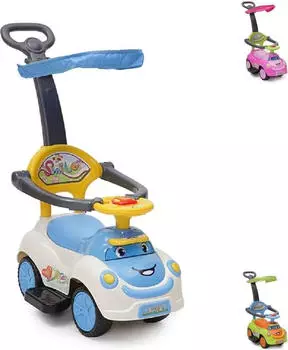 Moni Rutschauto SMILE 3 in 1 blau