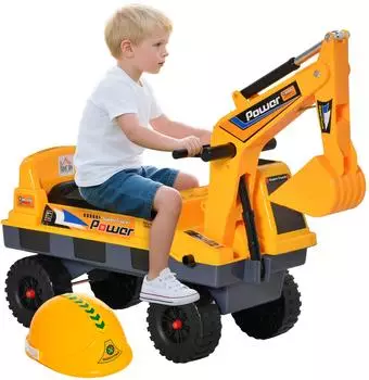 HomCom Qaba Engineering Lastwagen mit abnehmbarem Schaufelarm (370-178)