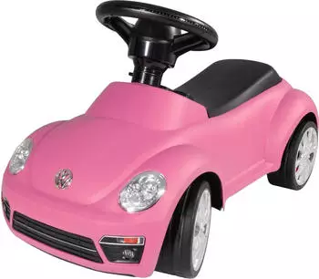 Lemodo VW Beetle Rutschfahrzeug mit Hupe pink