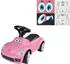 Lemodo VW Beetle Rutschfahrzeug mit Hupe pink