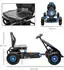 HomCom Go Kart mit Schalensitz Blau/Schwarz
