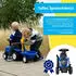 Lemodo Rutschauto Traktor New Holland mit Anhänger blau